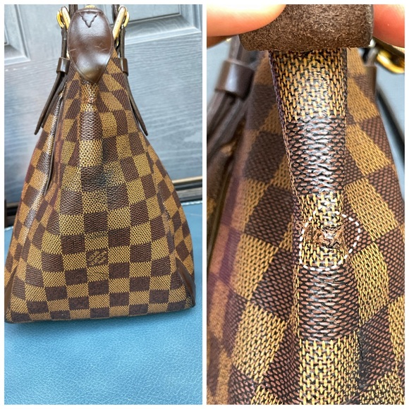 Authentic Louis Vuitton Damier Ebene Verona Handbag - Picture 14 of 17